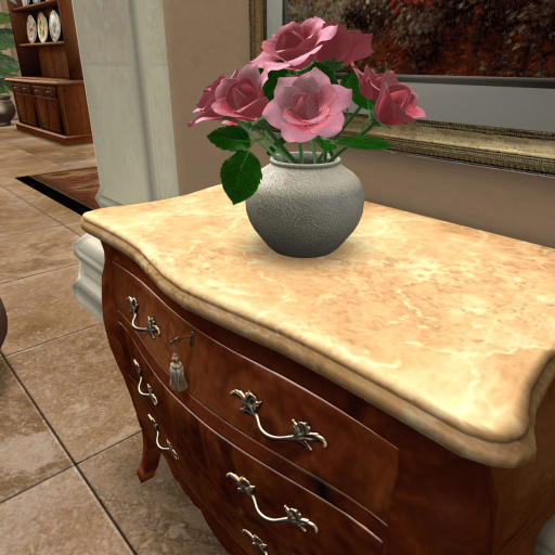 Burl Bombe Chest Closeup