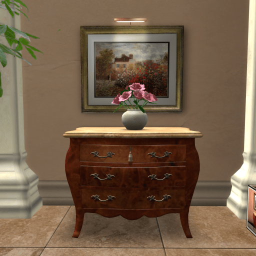 Promo Mesh Burl French Bombe Chest